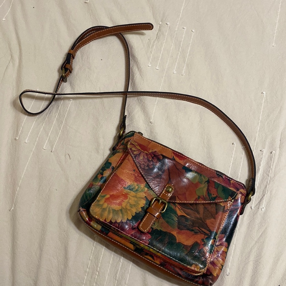 Patricia Nash Floral Leather Bag